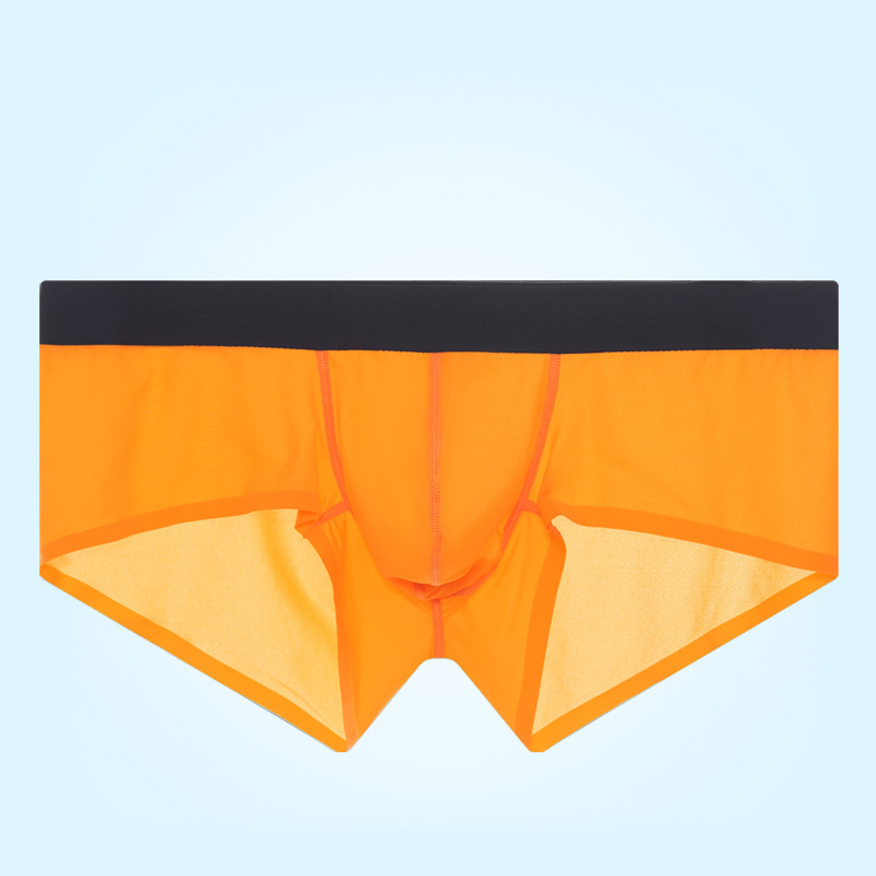 Muške ultra tanke Ice Silk bokserice, prozračne, brzo se suše, bezšivne sportske gaćice