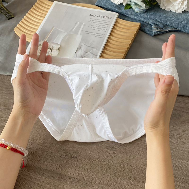 Novo muško donje rublje: ultra-nizak struk, dišni bikini briefs sa šljokicama