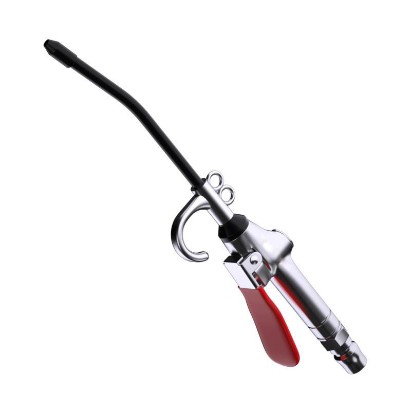 Pistol de suflat praf din aliaj de aluminiu, pneumatic, duză extinsă