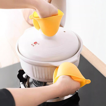 Mănuși de silicon pentru cuptor, rezistente la căldură, pentru gătit și coacere