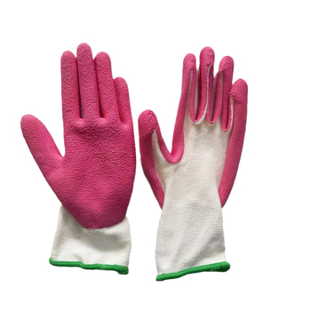 Mănuși de grădină din fibre de bambus și latex, cu model în relief, rezistente la înțepături și impermeabile, pentru grădină și îngrijirea florilor