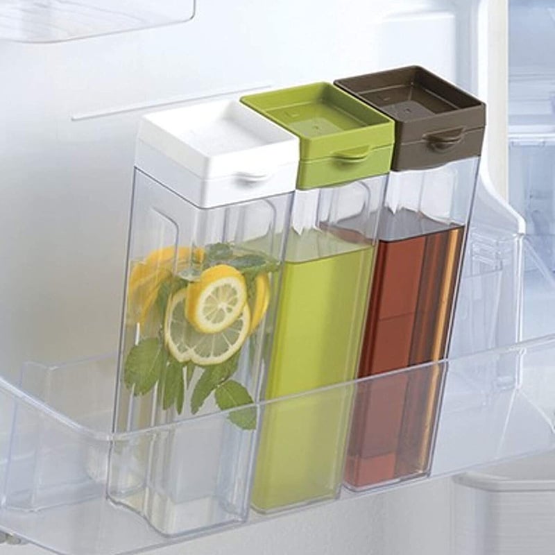 Recipient din porțelan osos pentru apă rece, capac, 1,1 L, design elegant pentru infuzarea ceaiului