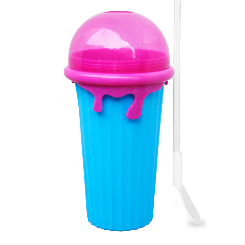Pahar din silicon pentru smoothie, răcire rapidă
