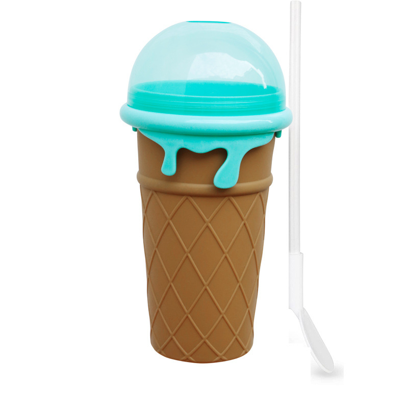 Pahar din silicon pentru smoothie, răcire rapidă