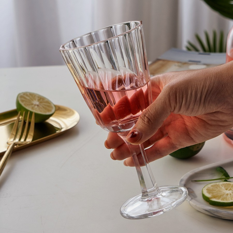 Pahar retro franțuzesc dantelat: pahar pentru vin roșu, pahar pentru suc, pahar de șampanie, decor pentru casă