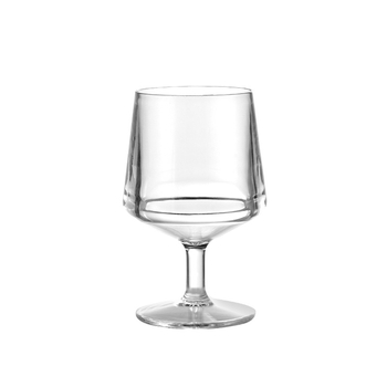 Pahar din plastic pentru vin roșu, stil european, pentru uz casnic, pahar de bar pentru brandy și whisky, cu picior scurt
