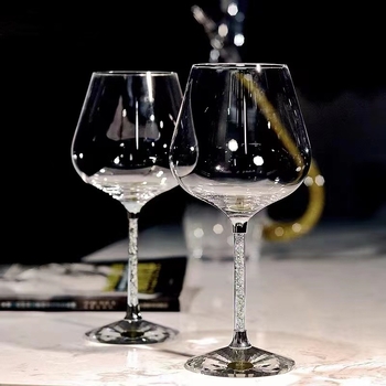 Pahar de vin roșu burgund, cristal, pentru uz casnic, potrivit pentru hoteluri și restaurante