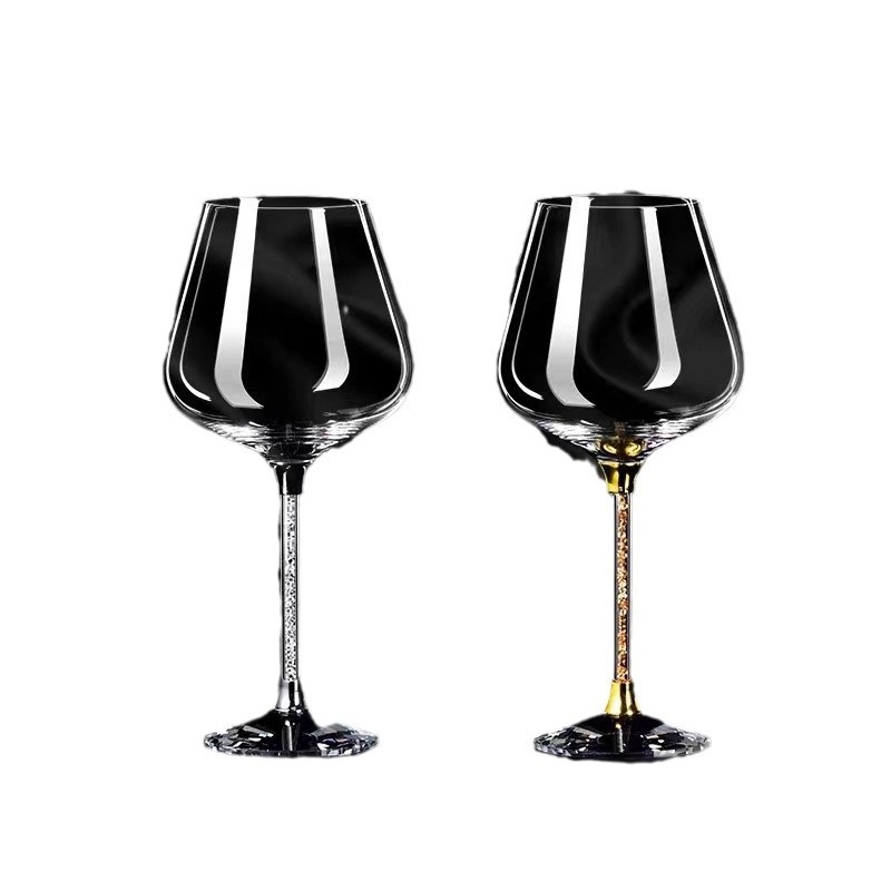Pahar de vin roșu burgund, cristal, pentru uz casnic, potrivit pentru hoteluri și restaurante