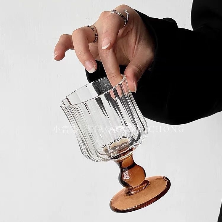Pahar de vin în stil franțuzesc, pahar de șampanie, pahar din sticlă, capacitate 1000 ml sau mai mult