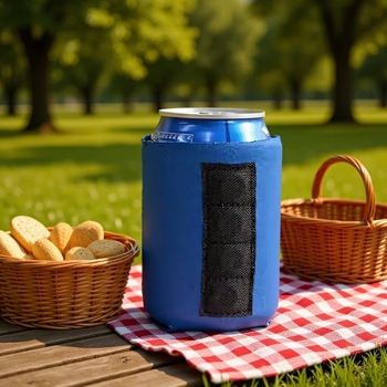 Husă magnetică pentru pahar din neopren, cu bază din spumă, pentru doze Cola și sticle de bere, material pliabil pentru scufundări