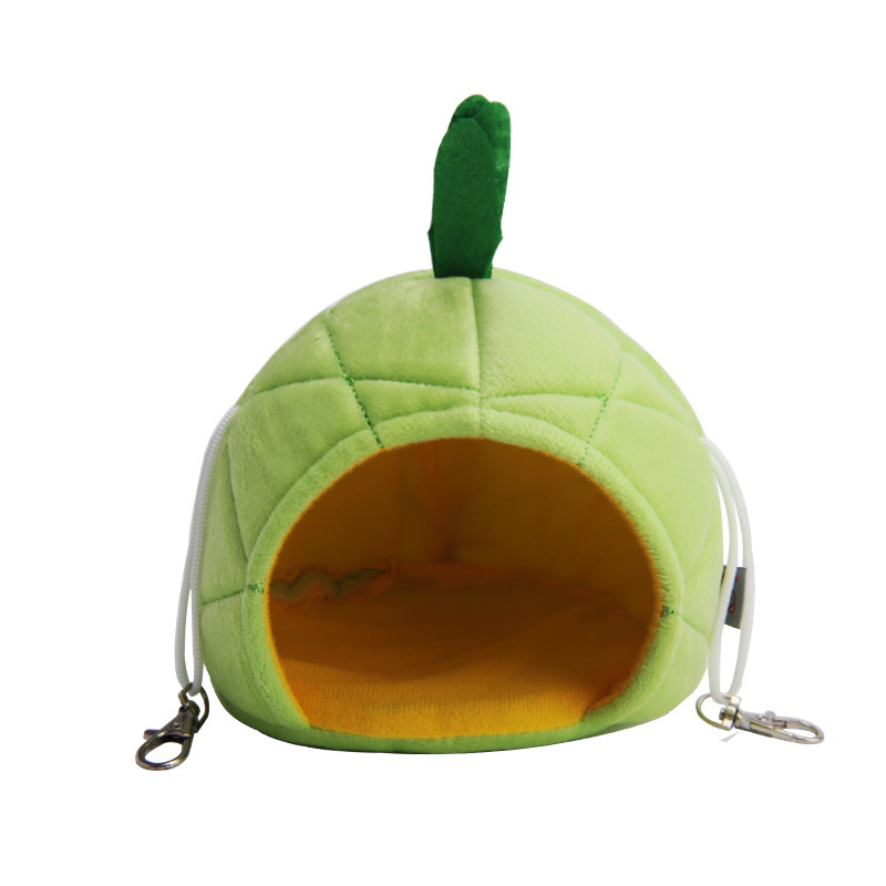 Ananas gnijezdo za male kućne ljubimce, viseće pamučno gnijezdo za hamster, topla zimska kućica