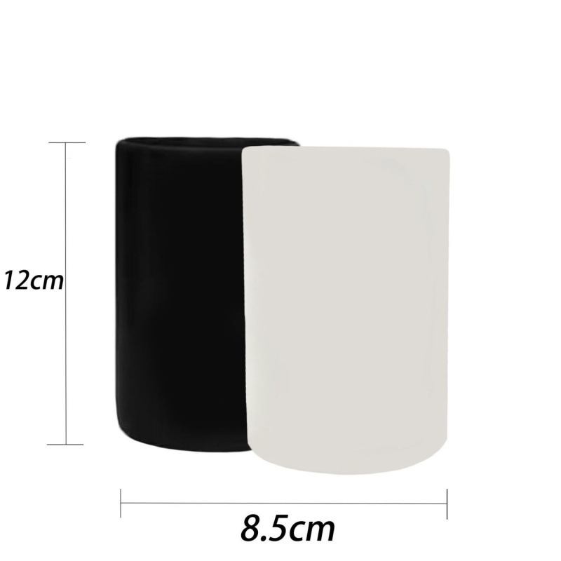 Husă transparentă din silicon pentru pahar, izolantă, antiderapantă, universală 8 cm