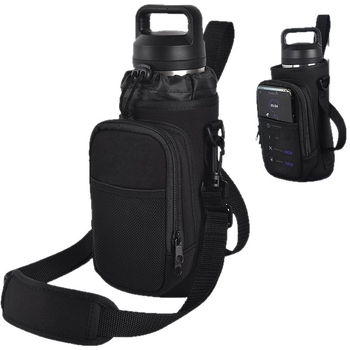 Husă din neopren pentru termos cu curea crossbody, protecție universală, capacitate mare pentru sport