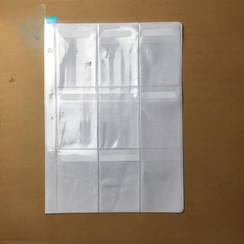 Set de pungi din plastic pentru afișare: pungă de probă, pungi cu fermoar, dosare groase de afișare, carte de mostre pentru foldere