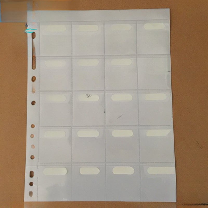 Set de pungi din plastic pentru afișare: pungă de probă, pungi cu fermoar, dosare groase de afișare, carte de mostre pentru foldere