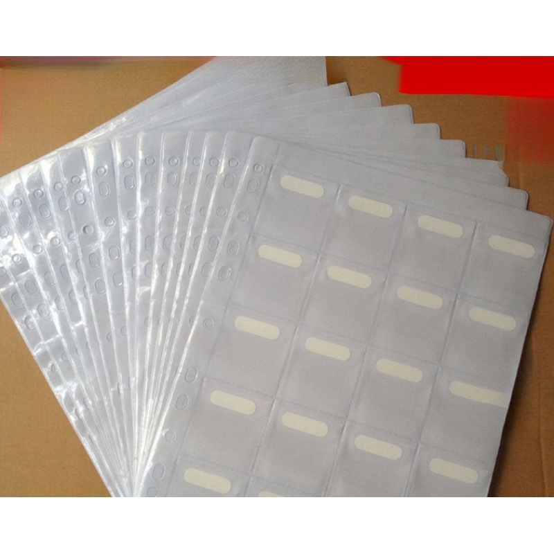 Set de pungi din plastic pentru afișare: pungă de probă, pungi cu fermoar, dosare groase de afișare, carte de mostre pentru foldere