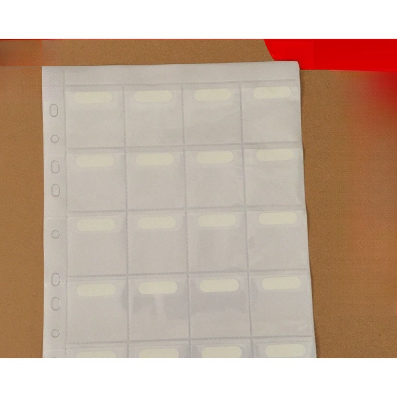 Set de pungi din plastic pentru afișare: pungă de probă, pungi cu fermoar, dosare groase de afișare, carte de mostre pentru foldere
