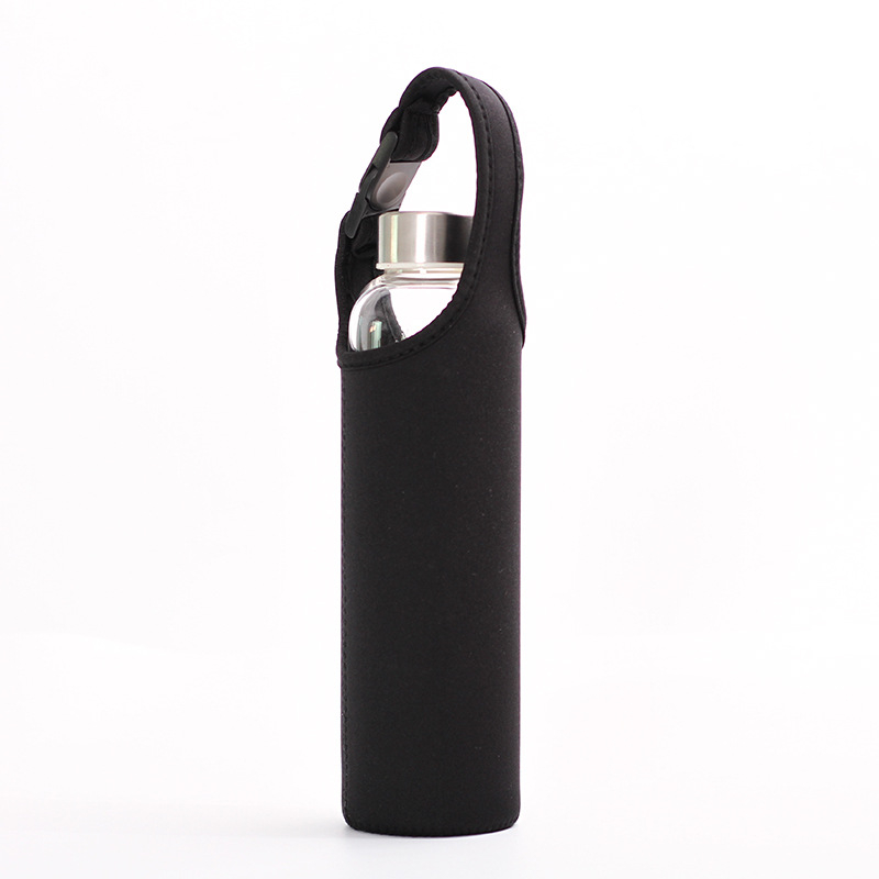 Set de huse din neopren pentru pahare și sticle pentru copii, capacitate 550/500 ml, cu cataramă și mâner, husă de protecție pentru pahare din sticlă