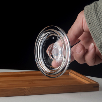 Capac mare din sticlă borosilicată pentru măsurătoare, capac separat pentru pahar de apă și bol
