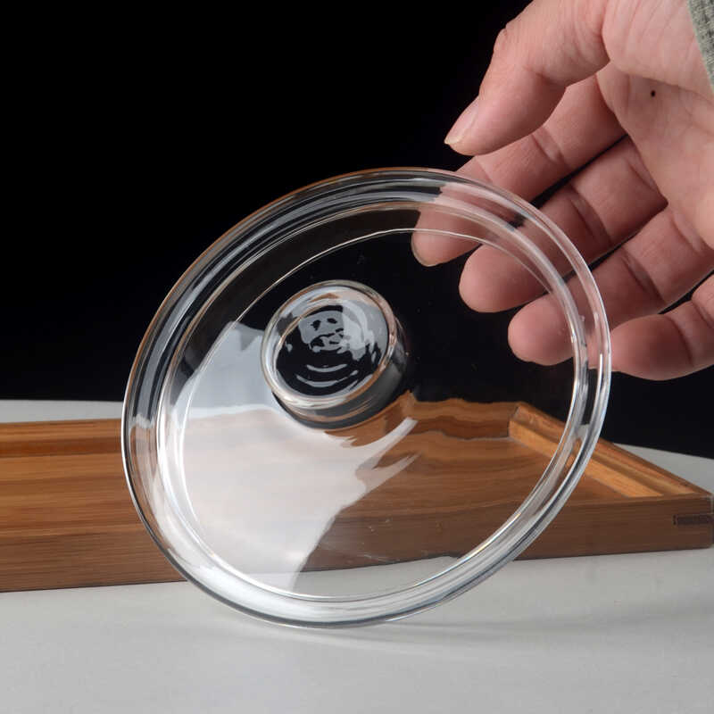 Capac mare din sticlă borosilicată pentru măsurătoare, capac separat pentru pahar de apă și bol