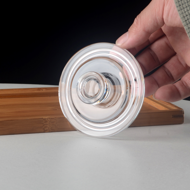 Capac mare din sticlă borosilicată pentru măsurătoare, capac separat pentru pahar de apă și bol