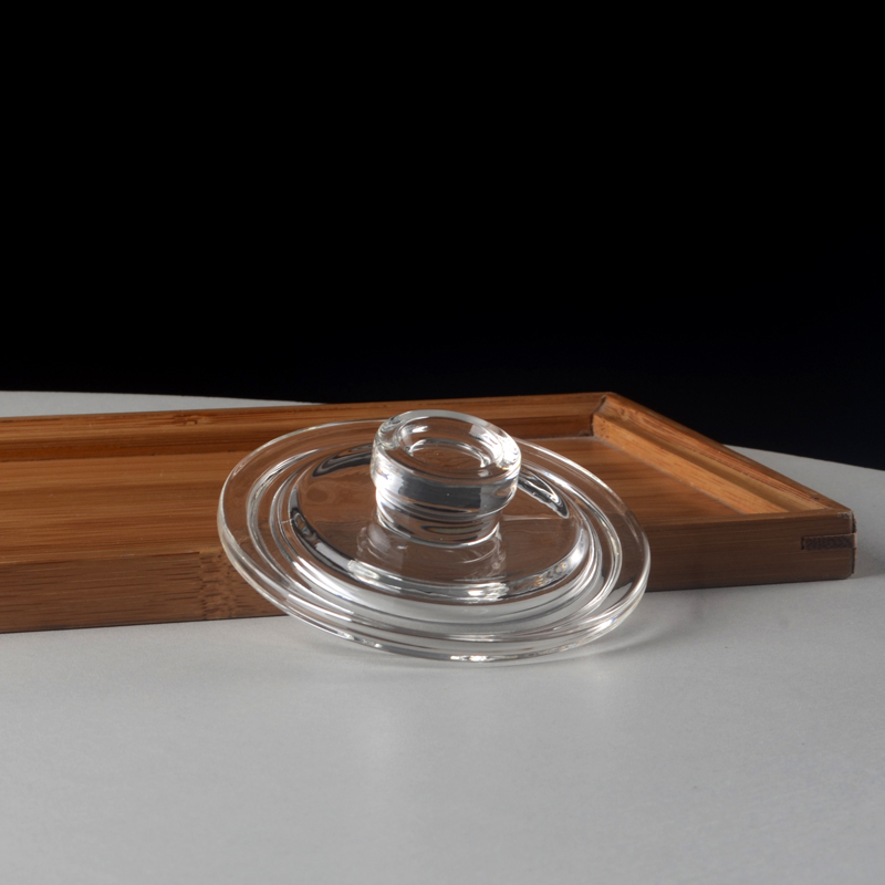 Capac mare din sticlă borosilicată pentru măsurătoare, capac separat pentru pahar de apă și bol