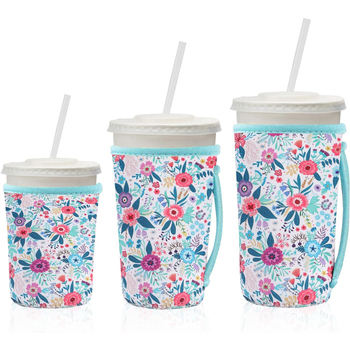 Husă personalizată pentru pahar din neopren, pentru ceai cu lapte și cafea, imprimare logo, seturi 16oz, 24oz, 32oz