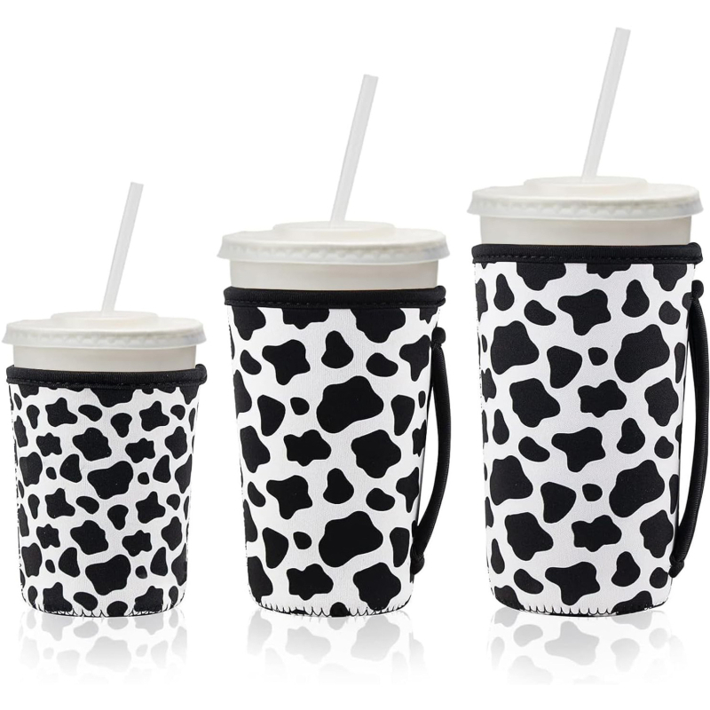 Husă personalizată pentru pahar din neopren, pentru ceai cu lapte și cafea, imprimare logo, seturi 16oz, 24oz, 32oz