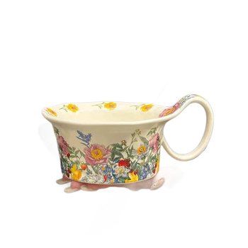 Cană ceramică elegantă pentru uz casnic, set cadou cu ceașcă de desert