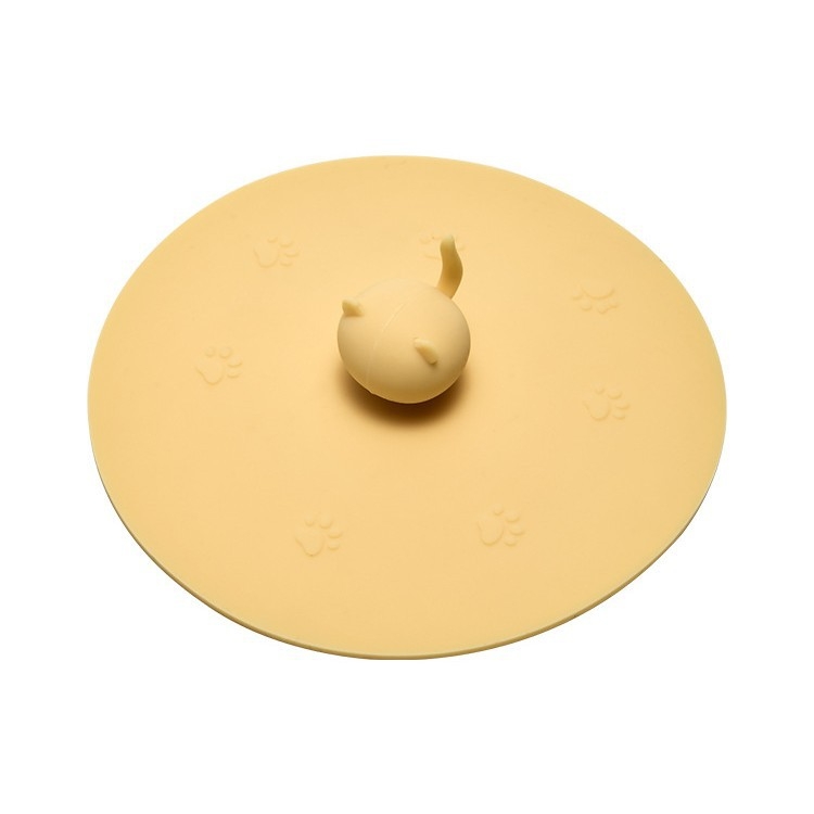 Capac din silicon alimentar, universal, protecție la praf pentru cești din sticlă, rezistent la temperaturi înalte