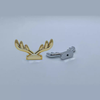 Cană ceramică de Crăciun cu capac și corn de cerb — accesorii animale creative