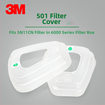 3M 501 pevný kryt filtra, kompatibilný s filtrom 5N11, pre masku proti prachu 6200