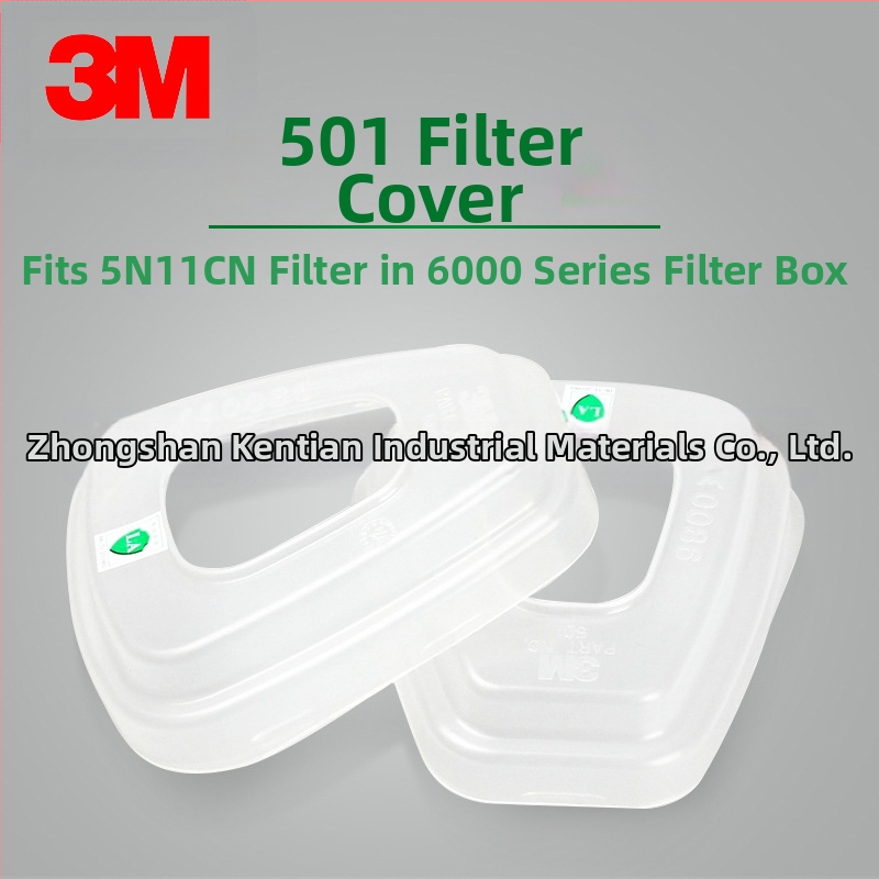 3M 501 pevný kryt filtra, kompatibilný s filtrom 5N11, pre masku proti prachu 6200