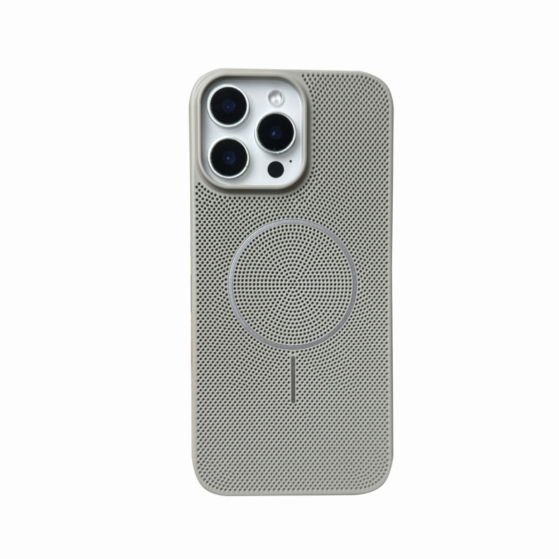 Kryt s tankim magnetskim prstenom za odvod topline za iPhone 17 Pro Max, prozračna mrežasta zaštita za iPhone 16