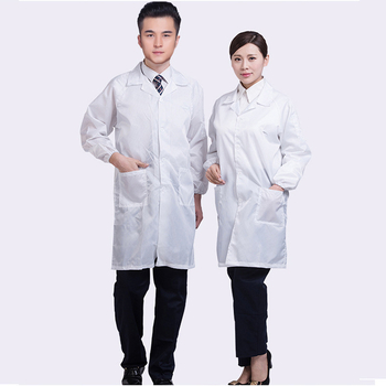Plavi antistatni laboratorijski kaput za odrasle, unisex, plus veličine, zaštitno odijelo za elektroniku, laboratorije i preradu hrane