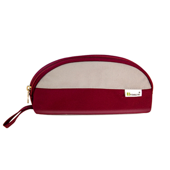 Penar în formă de scoică, cu blocuri de culoare, capacitate mare, pentru elevi, stil minimalist, husă de depozitare retro-artistică