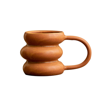 Cană ceramică vintage pentru latte art, cană pentru cupluri, cană de birou premium
