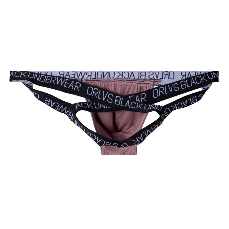 ORLVS muški thong s leđnim preskriženim trakama, niski struk, seksi i tijesno, modalna tkanina