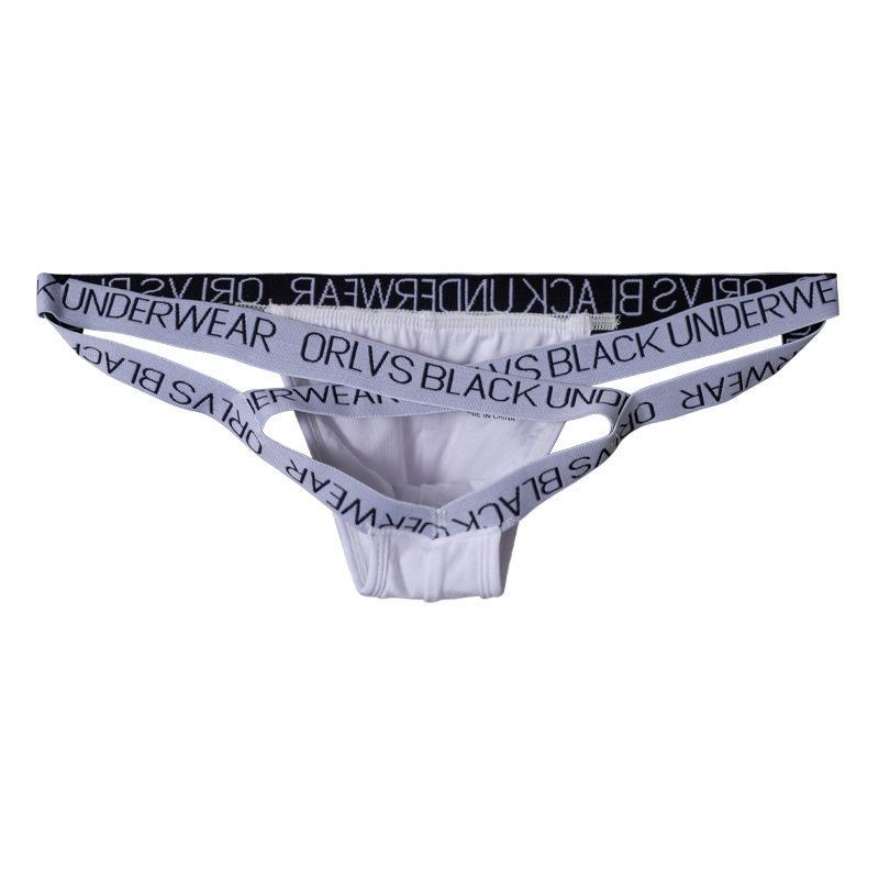 ORLVS muški thong s leđnim preskriženim trakama, niski struk, seksi i tijesno, modalna tkanina