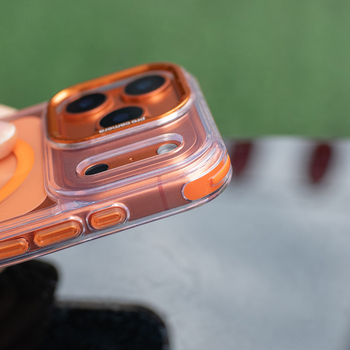 Magnetska zaštita za iPhone 17 Pro Max otporna na padove, visoke prozirnosti, s kaišem za nošenje