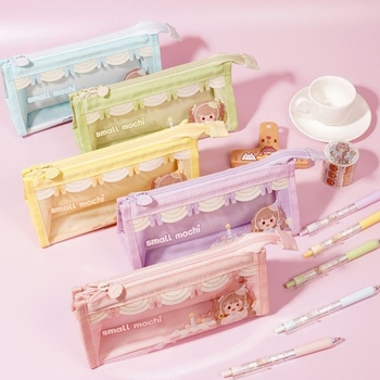 Noua serie Mochi Cake — husă din pânză, capacitate mare, pentru planner și pixuri