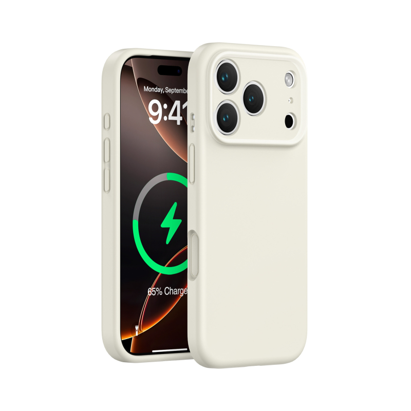 Tečni silikon magnetsko kućište za iPhone 17 Pro Max, potpuno pokriće, precizni otvori i integrirani dizajn gumba