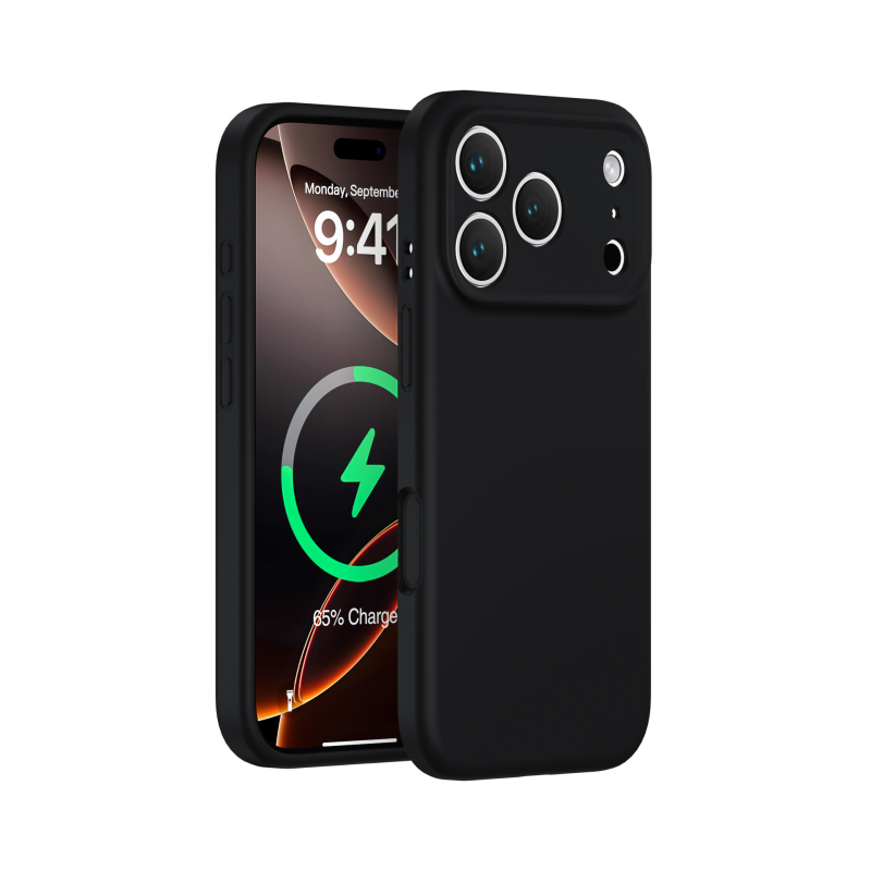 Tečni silikon magnetsko kućište za iPhone 17 Pro Max, potpuno pokriće, precizni otvori i integrirani dizajn gumba