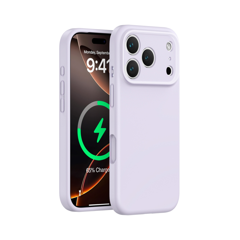 Tečni silikon magnetsko kućište za iPhone 17 Pro Max, potpuno pokriće, precizni otvori i integrirani dizajn gumba