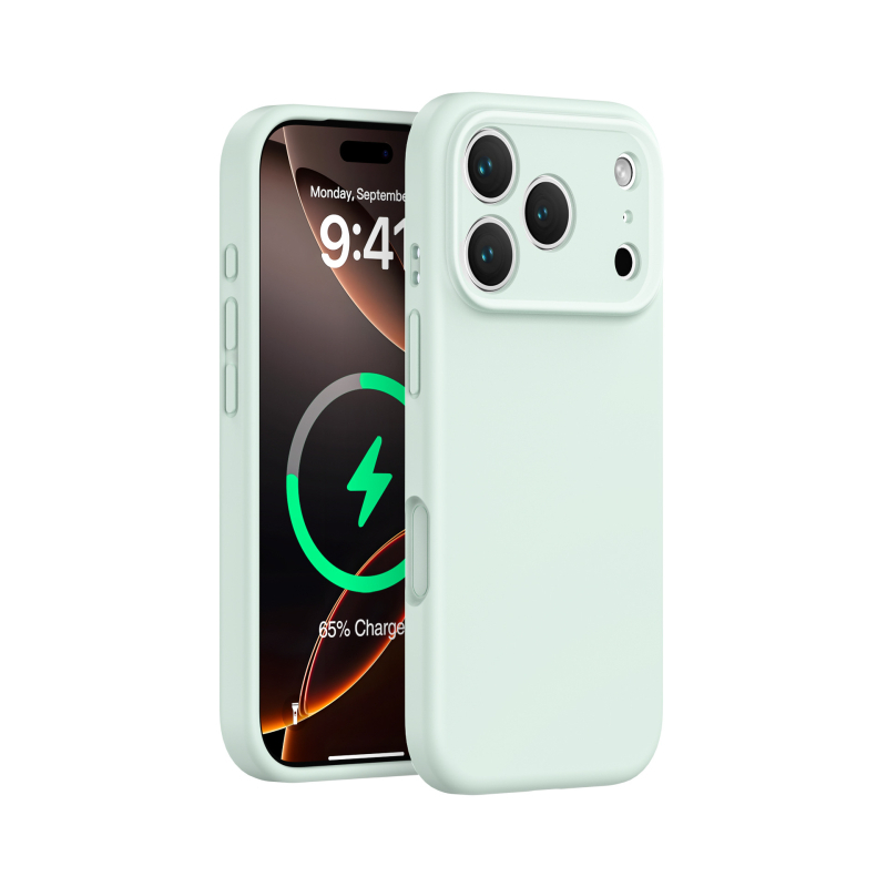 Tečni silikon magnetsko kućište za iPhone 17 Pro Max, potpuno pokriće, precizni otvori i integrirani dizajn gumba