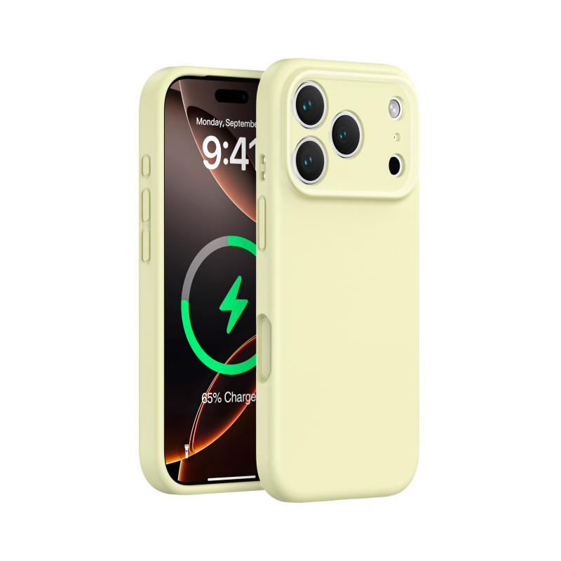 Tečni silikon magnetsko kućište za iPhone 17 Pro Max, potpuno pokriće, precizni otvori i integrirani dizajn gumba
