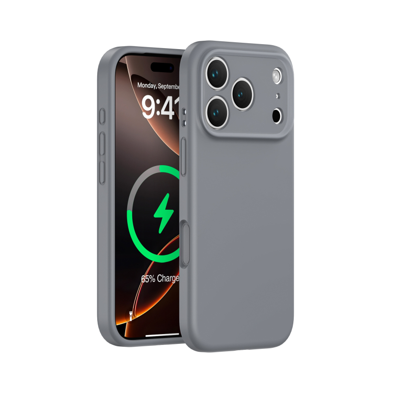 Tečni silikon magnetsko kućište za iPhone 17 Pro Max, potpuno pokriće, precizni otvori i integrirani dizajn gumba
