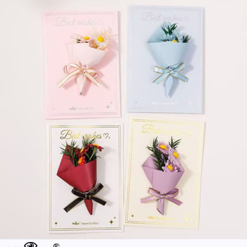 Carte de felicitare în stil country, pe hârtie specială — pentru ziua de naștere și alte ocazii, card creativ de mulțumire