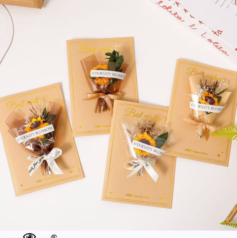 Carte de felicitare în stil country, pe hârtie specială — pentru ziua de naștere și alte ocazii, card creativ de mulțumire