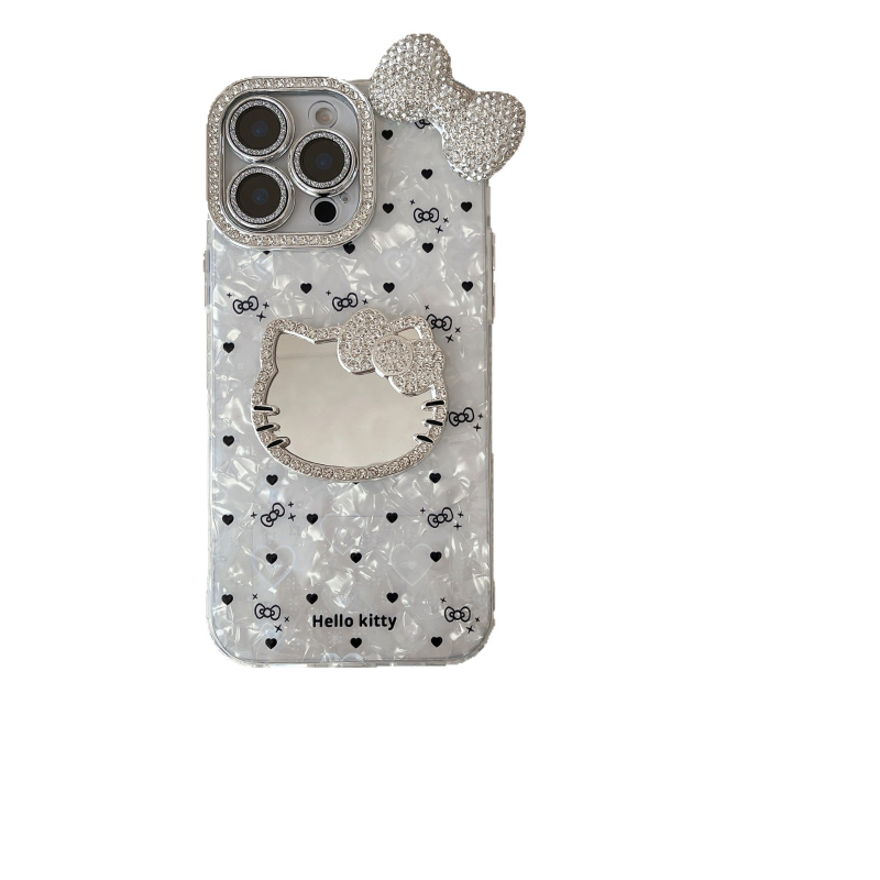 TPU futrola s 3D ogledalom mačjeg motiva za iPhone 14 Pro Max